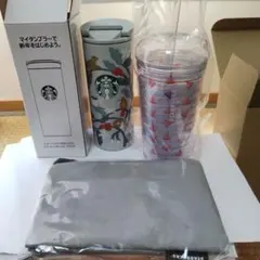 スタバ福袋2026 ステンレスボトル355ml　サコッシュ　コールドタンブラー