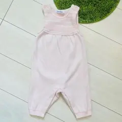 美品 ファミリア 70cmロンパース カバーオール