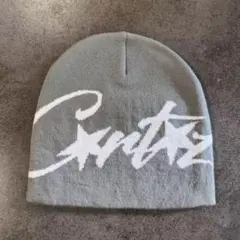 ビーニー　y2kグランジ　海外ストリート　 corteiz コーテイズ　グレー