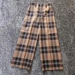 UNITED ARROWS ユナイテッドアローズ　ワイドパンツ　チェック