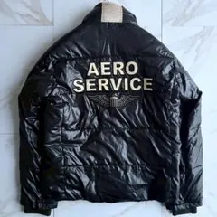 人気◆AVIREX バックロゴ パディング ジャケット 中綿 3Lサイズ 黒