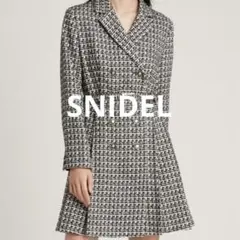 美品✨SNIDEL スナイデル ジャケットワンピース ツイードワンピース