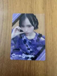 CUTIE STREET 真鍋凪咲 たすき衣装 クリアカード