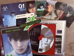 タワレコ特典付き　コンプセット　ヒスン　トレカ　desire:unleash