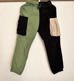 バイカラーパンツ 120サイズ 裏起毛