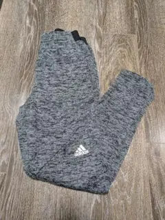 【美品】adidas グレー スウェットパンツ 　裏起毛