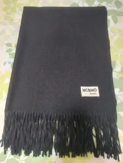 ストール 大判 マフラー カシミヤタッチ　ブラック