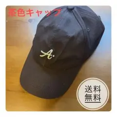 刺繍ロゴ キャップ ブラウン 茶色 古着 ストリート