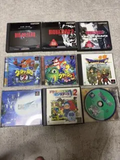 PS1ゲームソフトセット バイオハザード他
