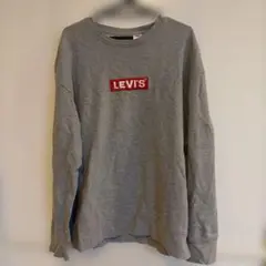LEVI'S グレー ロゴ刺繍 トレーナーのサムネイル