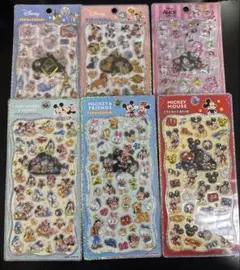 ディズニー プチドロップステッカー 6種セット
