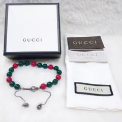 ✨希少✨GUCCI ビーズブレスレット 数珠 シェリーライン インターロッキングのサムネイル