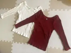 ユニクロ　S 七分袖トップス　２枚セット