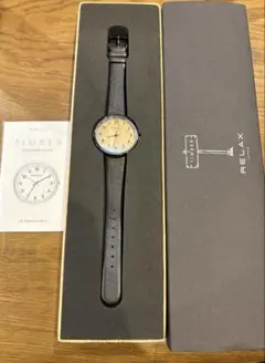 RELAX TIMBER 時計 メープル/ブラック レディース