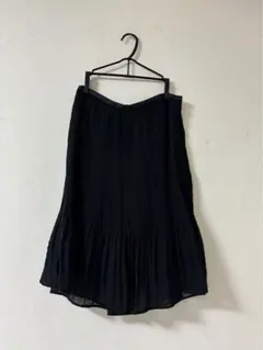 黒 プリーツスカート サイズ67-93