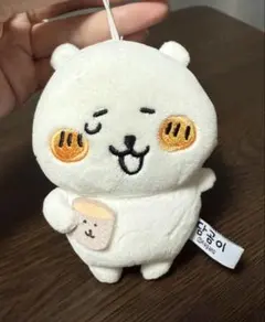 ナガノキャラクターズ　カラーなナガノのくまマスコット　バニラ　韓国限定 Qoo10] ナガノキャラクターズ カラーなナガノのく