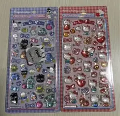 ボンボンドロップシール　サンリオ　はぴだんぶい　赤キティーちゃん