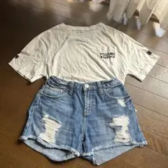repipi デニムパンツ　Mサイズ