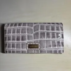 Leather Jewels薄紫 牛革　エナメル　長財布のサムネイル