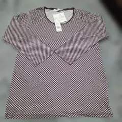 shuca チェック柄 長袖Tシャツ Lサイズのサムネイル