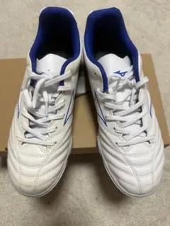 Mizuno モナルシーダ ネオ　ホワイト/ブルー ジュニア　24cmのサムネイル