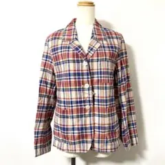 【新品タグ付】ユニクロ リネンコットンカバーオール M チェック柄