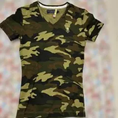HYDROGEN 迷彩 Vネック Tシャツ Sのサムネイル
