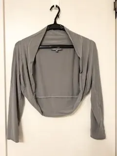 LAURA ASHLEY グレー カーディガン ボレロ XS 匿名配送