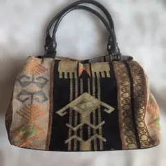 幾何学模様 ハンドバッグ 中型