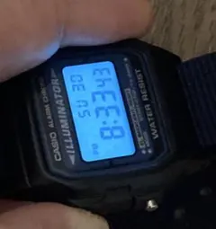 CASIO●カシオ●F-105●電池交換済●NATOベルト新品●のサムネイル