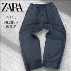 ZARA ザラ　ストレッチワイドストレートパンツ