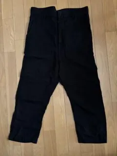 CABANE de zucca ブラックサルエルパンツ