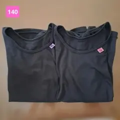 キッズ インナー 140 女の子 肌着 半袖　裏起毛