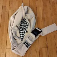 ベージュ　ペット用 スリングキャリー