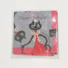 Atsuko Matano ハンカチ 猫柄　新品未使用