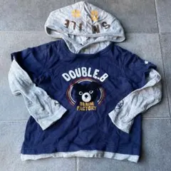 DOUBLE.B フード付きトレーナー 110cm