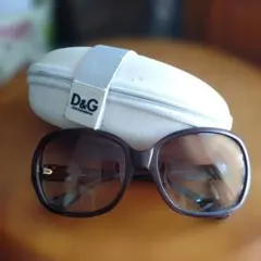 D&G サングラス ホワイト 大きめロゴ - メルカリ