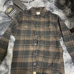 JACHS ヘビーネルシャツ　ブラウン　古着