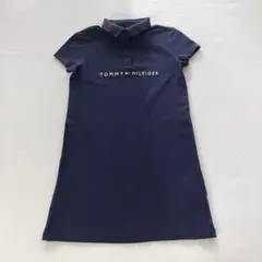 TOMMY HILFIGER 半袖ポロワンピース ネイビー 120〜130のサムネイル