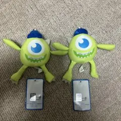 モンスターズインク マイク ビーズ入り ぬいぐるみ マスコット キーホルダー