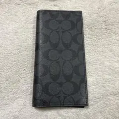 COACH ブラックレザー 長財布
