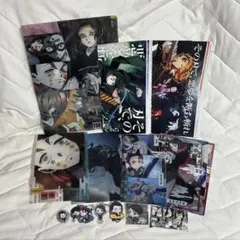 鬼滅の刃 魘夢 まとめ売りセット アクスタ ラバスト 缶バッジ カード ポスター