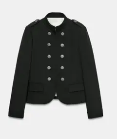 【希少】ZARA エンブレム ワッペン ピーコート ナポレオンジャケット カーキ Amazon.co.jp: ZARA ナポレオンジャケット MANTECO ウール カーキ XS