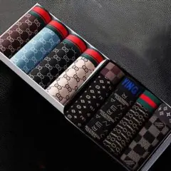 新品　前閉じ　抜群の伸縮性 メンズ 下着 ボクサーパンツ　８枚セット　激安　Ｌ