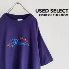 古着 “FRUIT OF THE LOOM” T-shirt / 刺繍 Tシャツ