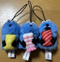 PUPPET SUNSUN スンスン スシロー 指人形マスコット 3体セット