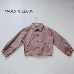 マジェスティックレゴン ジャケット 長袖 クロップド丈 チェック柄 M 美品✨️のサムネイル