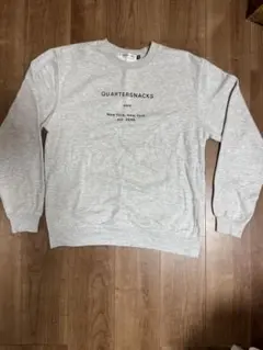 QUARTERSNACKS クルーネック スウェット グレー M