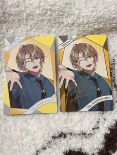 風楽奏斗 にじさんじ 7th Anniversary ランダムチェキ風カード 箔