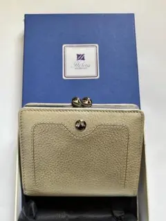 <未使用品> HeLena MORPHO 牛革二つ折り財布　ゴールドのサムネイル